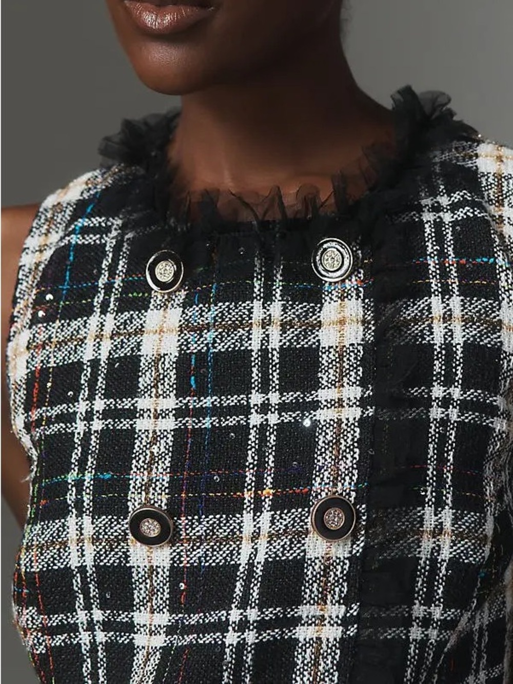 Walter Baker Marie Tweed Mini Dress - Picture 4 of 6